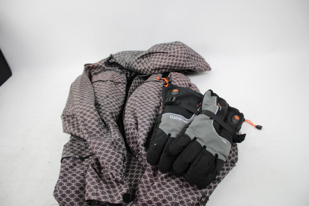 DC ExoTex Series 5000 Jacket, Large, With Wasoto Heated Gloves
