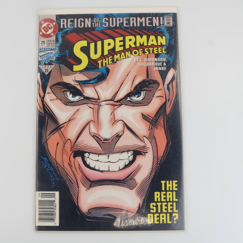 DC, Superman, The Man Of Steel, #25, "The Real Steel Deal?"