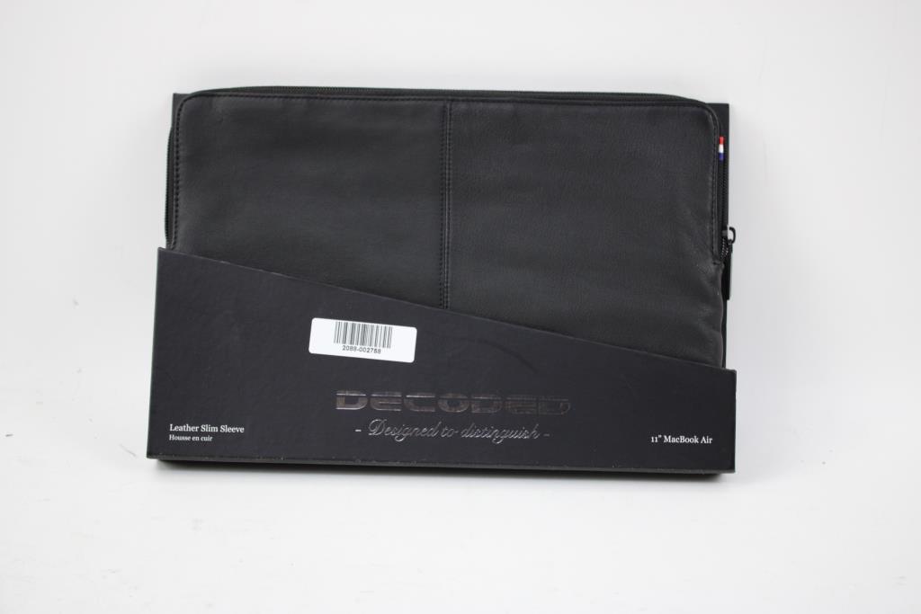 Decoded Leather Slim Sleeve For 11" MacBook Air