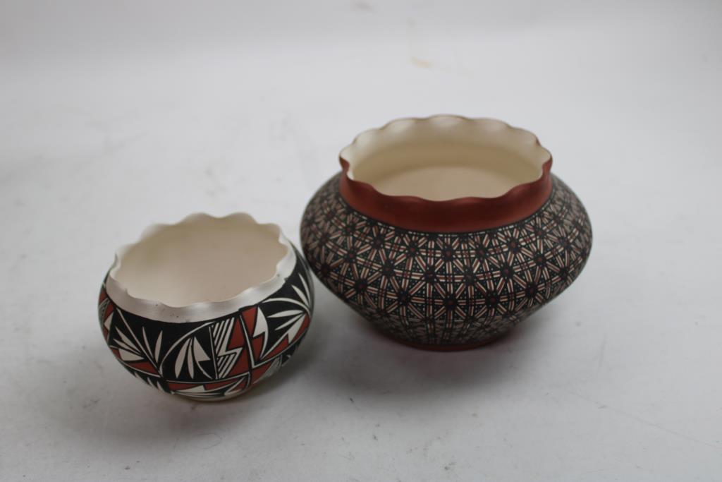 Decorative Pottery And Stone, 5 Pieces