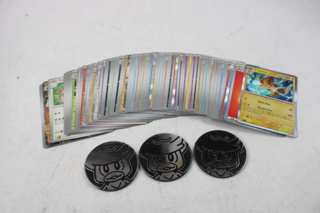 Delibird, Toedscool, Tandemaus, And More Pokemon Cards, 64 Pieces