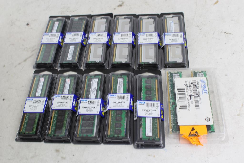 Dell And Smart Memory Modules, 12 Pieces | Property Room