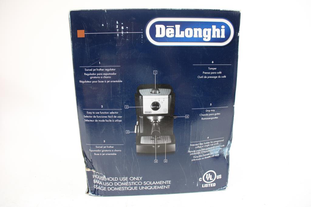 DeLonghi 15 Bar Espresso And Cappuccino Machine Property Room