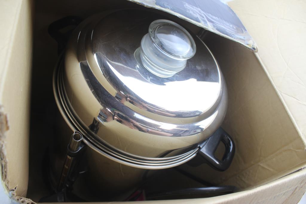 Delonghi Stainless Steel Electric 60 Cup Coffee Urn Property Room