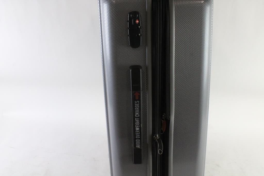 Delsey Rolling Standing Suitcase, With Overweight Indicator Property Room