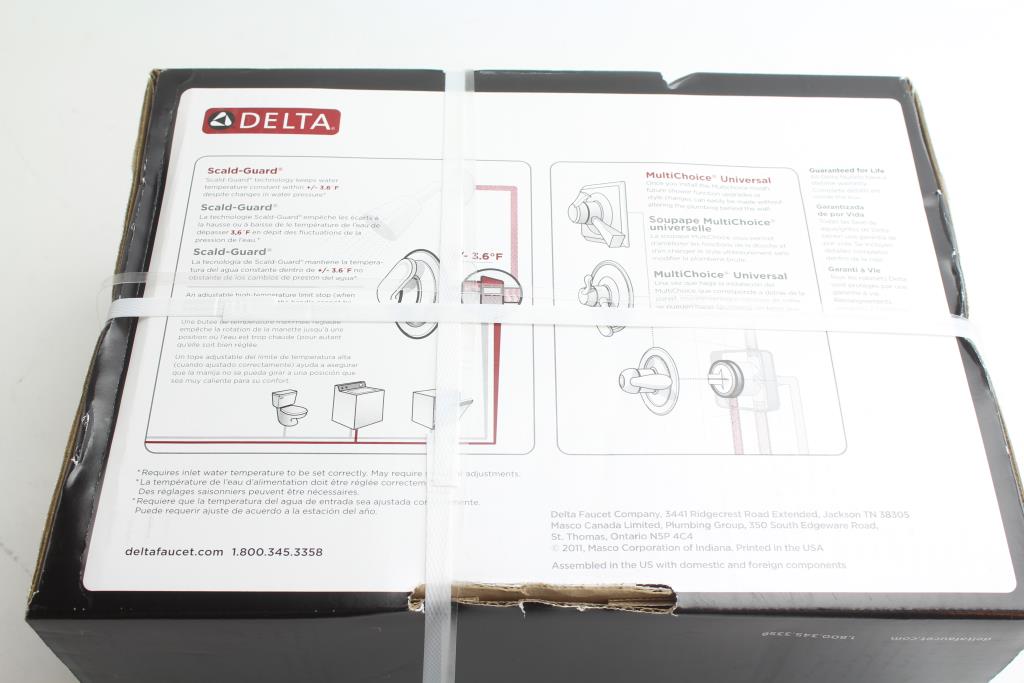 Delta Nura Bronze 1Handle Shower Faucet With MultiFunction