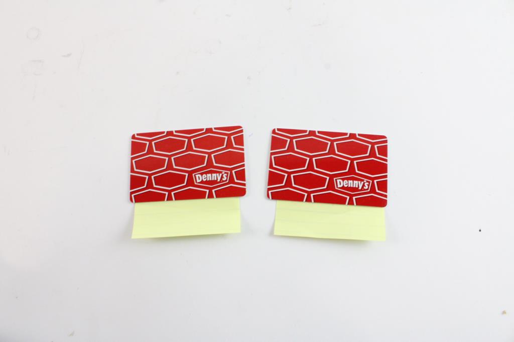 Denny s Gift Cards 2 Pieces Property Room