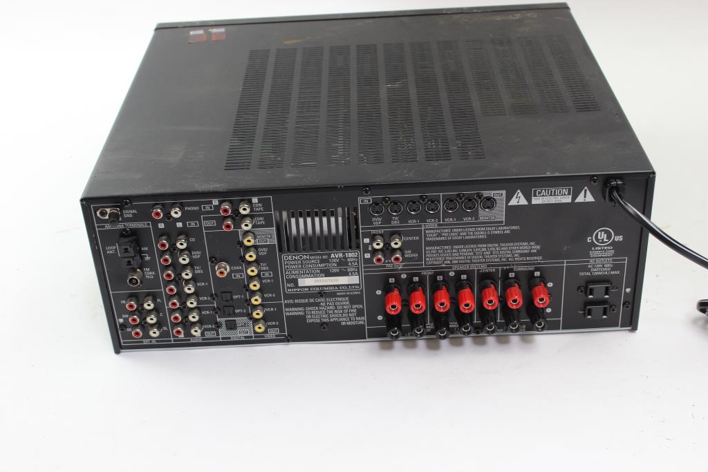 Denon AV Surround Receiver Property Room