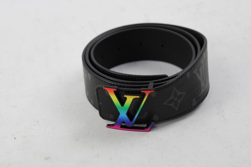 Designer Louis Vuitton Men's Belt - Doublechecked By Entrupy