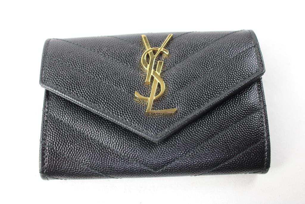 Designer Saint Laurent Wallet - Doublechecked By Entrupy