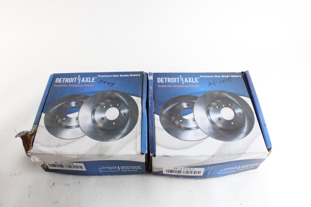 Detroit Axle Premium Disc Brake Rotors, 2 Pieces Property Room