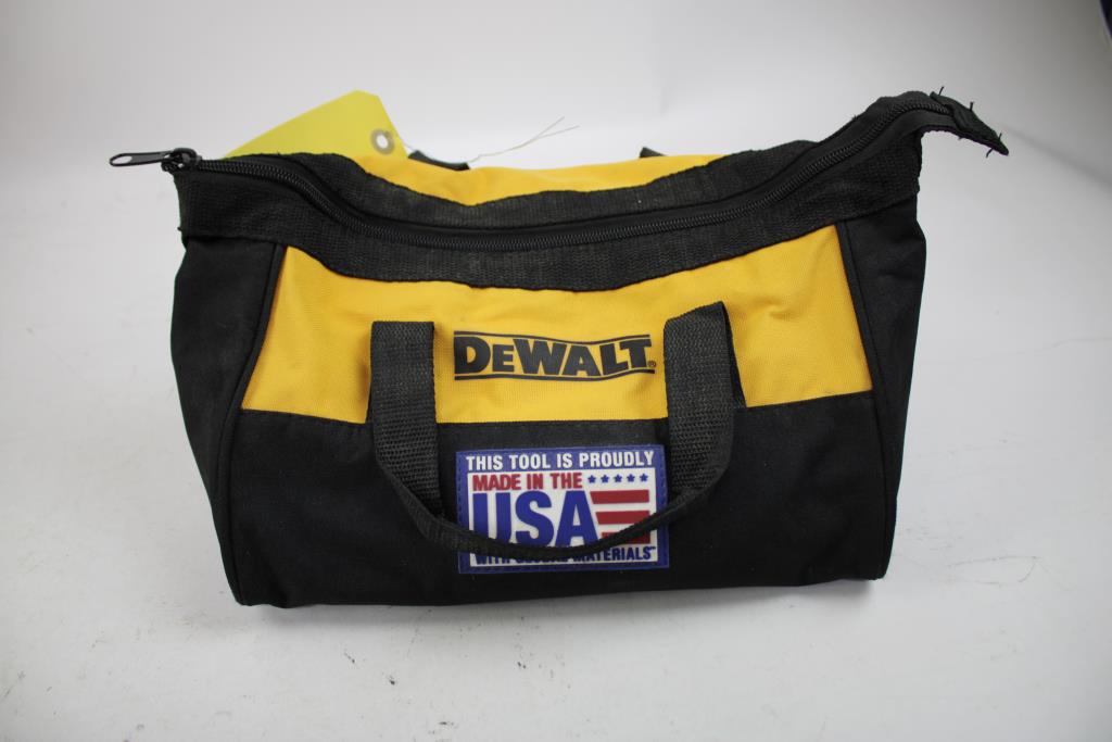 Dewalt 1/2" VSR Cordless Drill/Driver, Charger, And Tool Bag