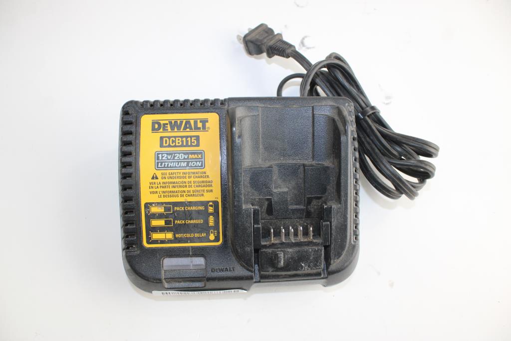 Dewalt RAPID DCB115 Genuine 12-20V MAX FAST Battery Charger