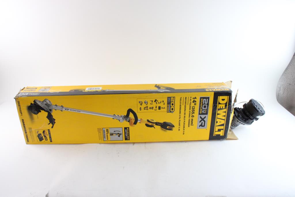 DeWalt 14" 5 Ah Folding String Trimmer Property Room