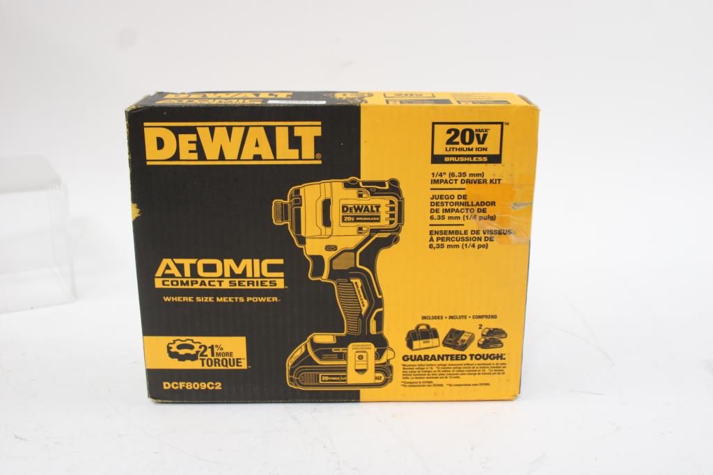 Dewalt 1/4" Impact Driver Kit Property Room