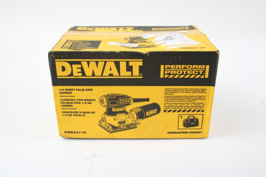 Dewalt 1/4" Sheet Palm Grip Sander Property Room