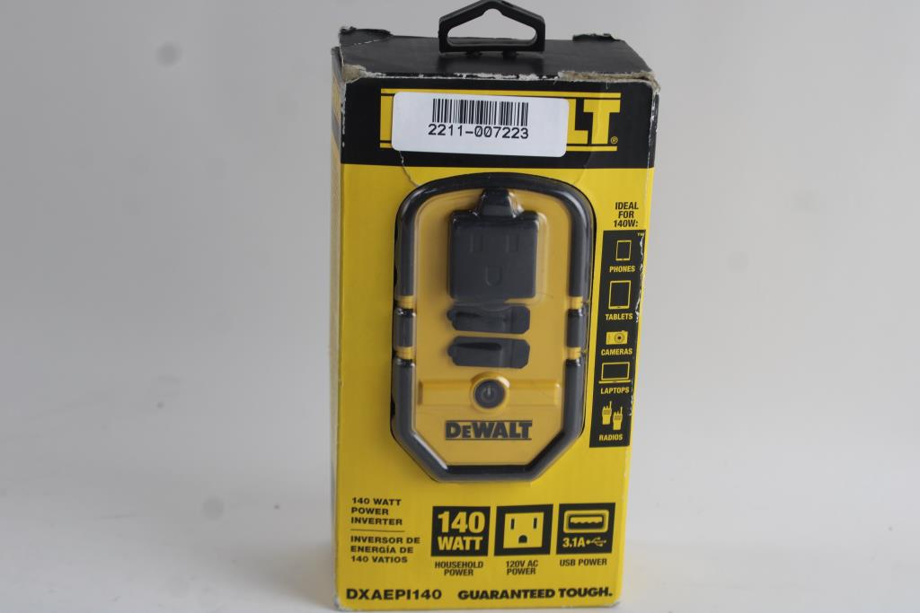 Dewalt 140 Watt Power Inverter Property Room