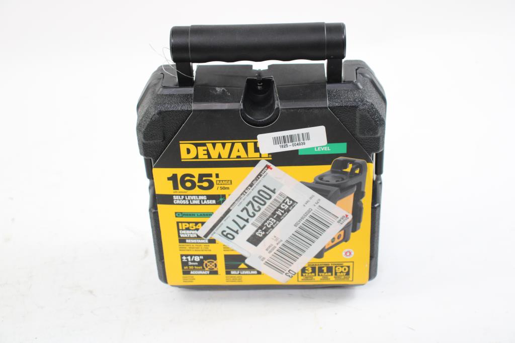 Dewalt 165' Range Self Leveling Cross Line Laser Property Room
