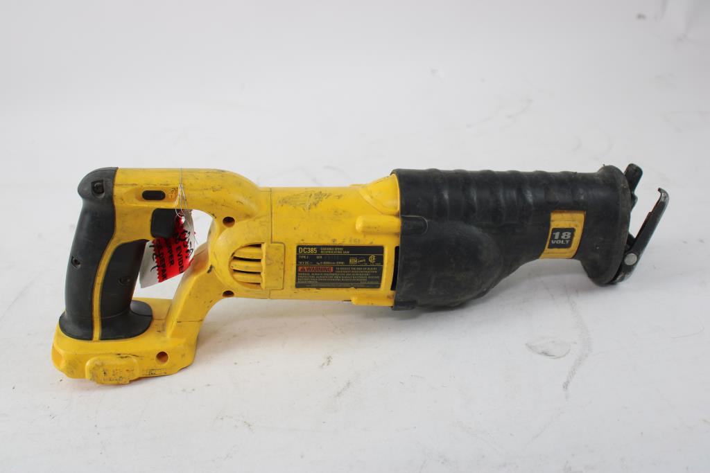 Dewalt 18V Cordless Reciprocating Saw Property Room