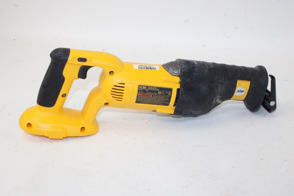 DeWalt 18v Reciprocating Saw, Model Dc385 Cordless ( Battery Not Included) Property Room