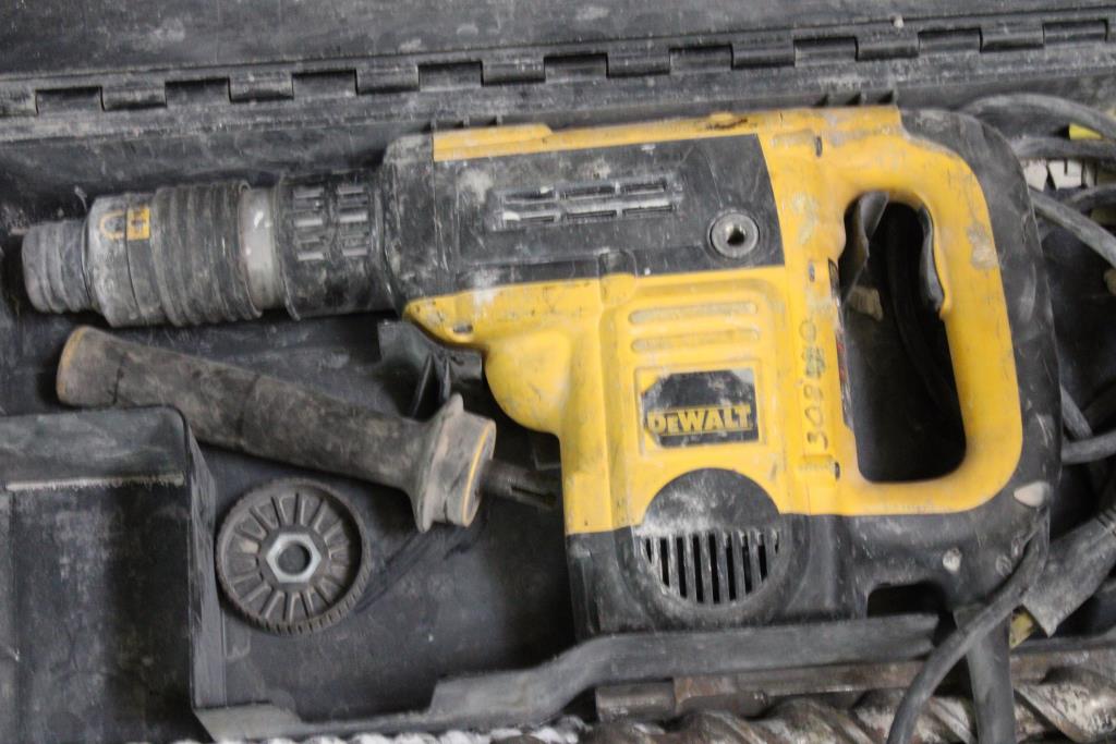 Dewalt 19/16 Spline Rotary Hammer With Hard Case Property Room