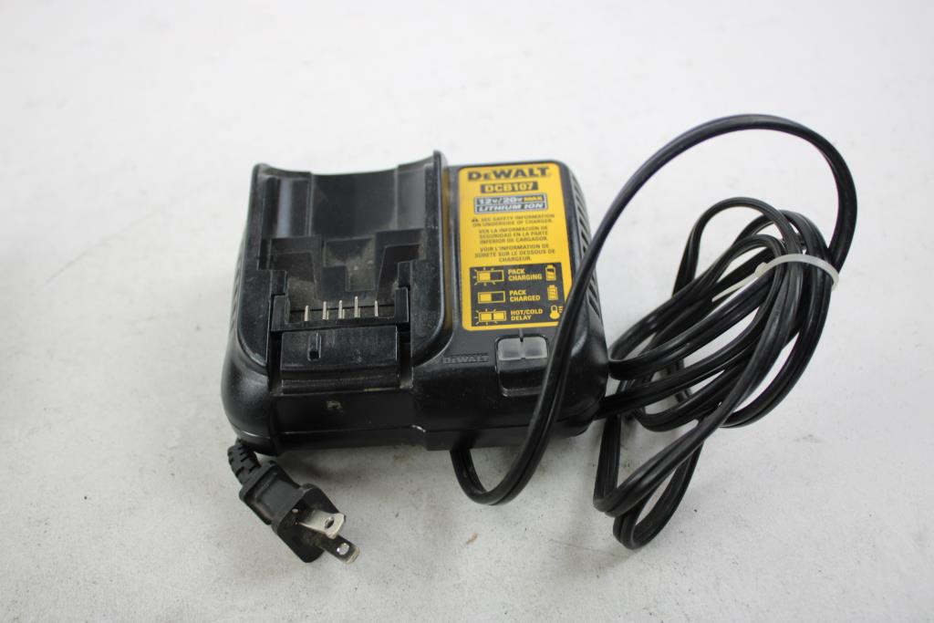 Dewalt 20V Battery, 12V/20V Battery Charger, 2 Pieces