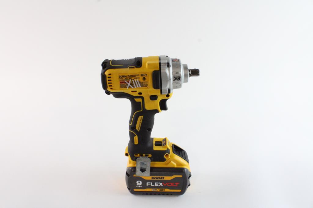 thumbnail image 2 of HarvoTex 1/2 Inch Cordless Impact Wrench - Fits DeWalt 20V Batteries (Battery Not Included) - 390 Ft-lbs Brushless 2 of 6