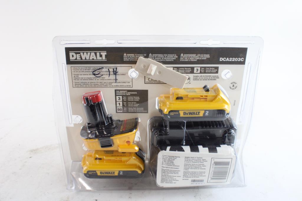 DeWalt 20V To 18V Battery Adapter Kit Property Room