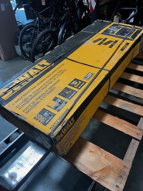 DeWalt 2-Shelf Industrial Storage Rack Work Station | Property Room