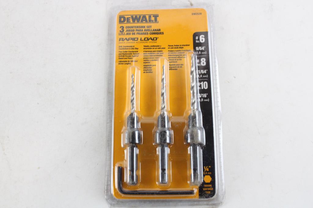 DeWalt 3 Pack Countersink Bit Set Property Room