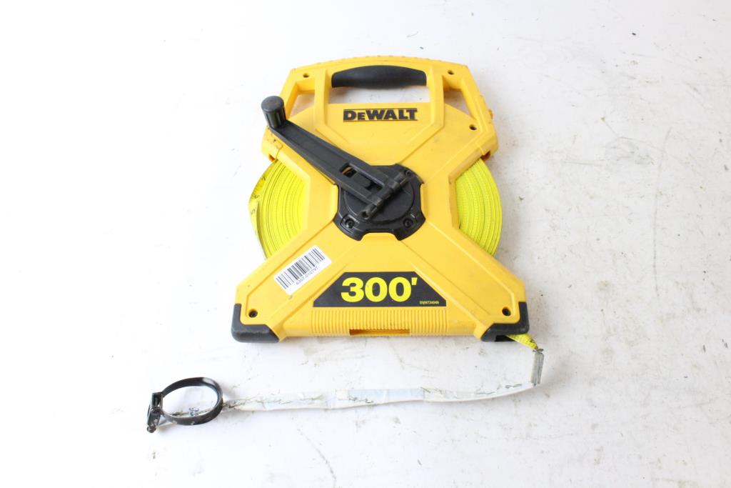 DeWalt 300' Open Reel Measuring Tape Property Room