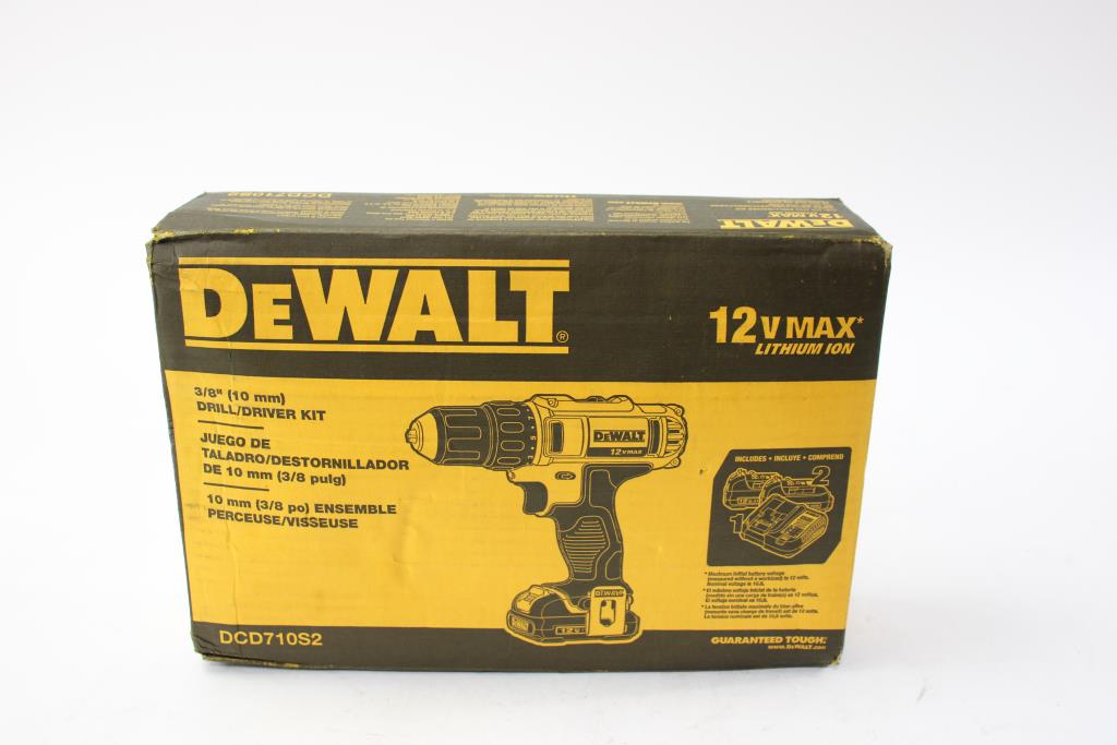 Dewalt 3/8" Drill/ Driver Kit Property Room