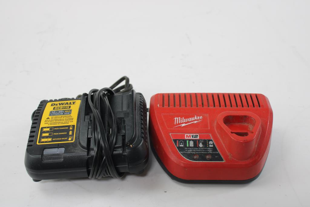 Dewalt And Milwaukee Battery Chargers | Property Room