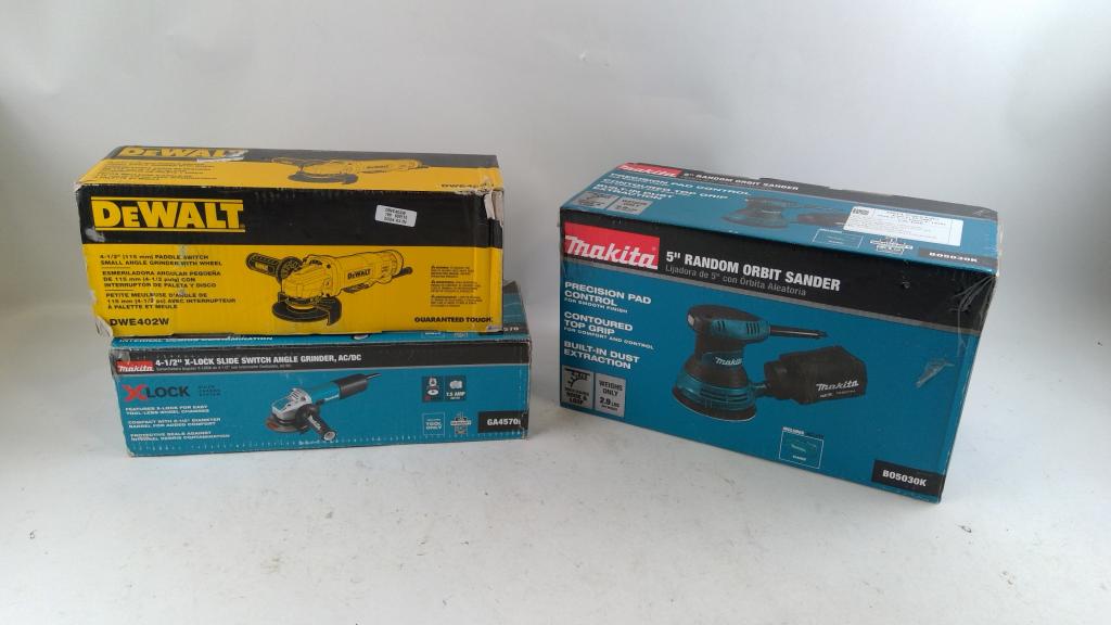 Dewalt Angle Grinder And More 3 Pieces