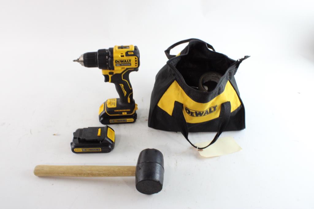 DeWalt Bag With Cordless Drill, Accessories & More, 5+ Pieces