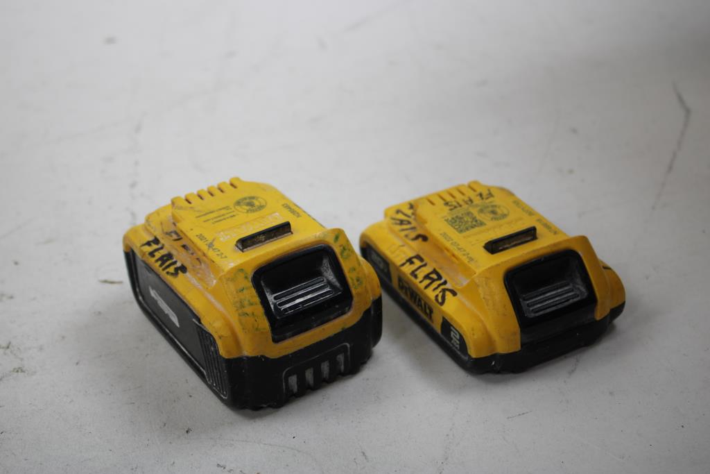 DeWalt Batteries 2AH & 4AH 2 Pieces