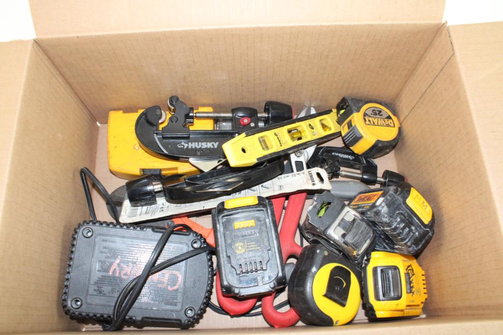DeWalt Batteries & Other Tools, 10+ Pieces Property Room
