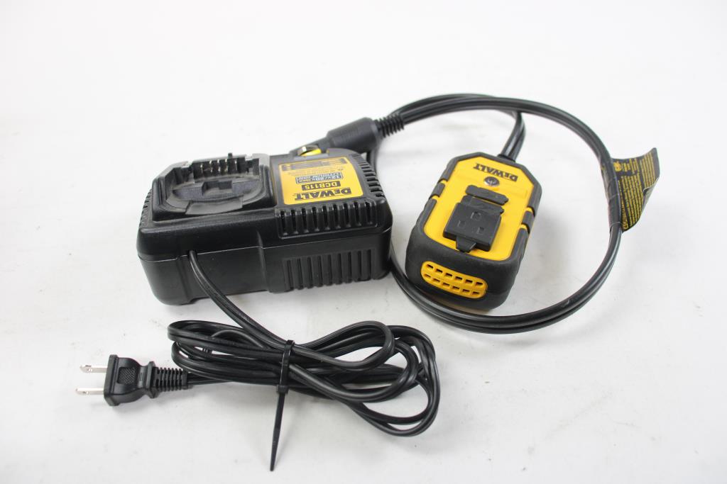 Dewalt Battery Charger And Power Inverter, 2 Pieces Property Room
