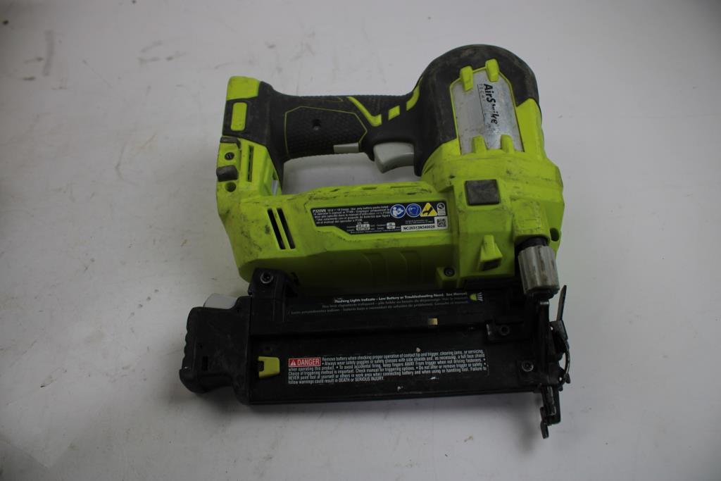 Dewalt Battery Charger, Hart Drill/Driver, Ryobi 18-Gauge Brad Nailer, 3 Pieces