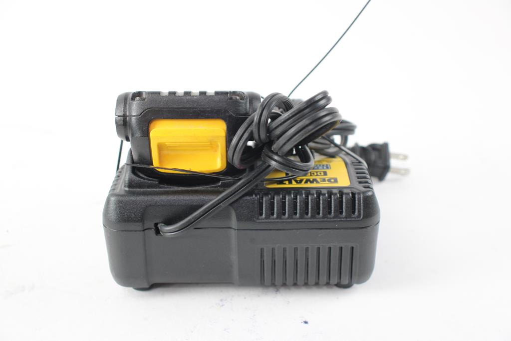 DeWalt Battery Charger With Battery Pack, 2 Pieces, DCB115 Property Room