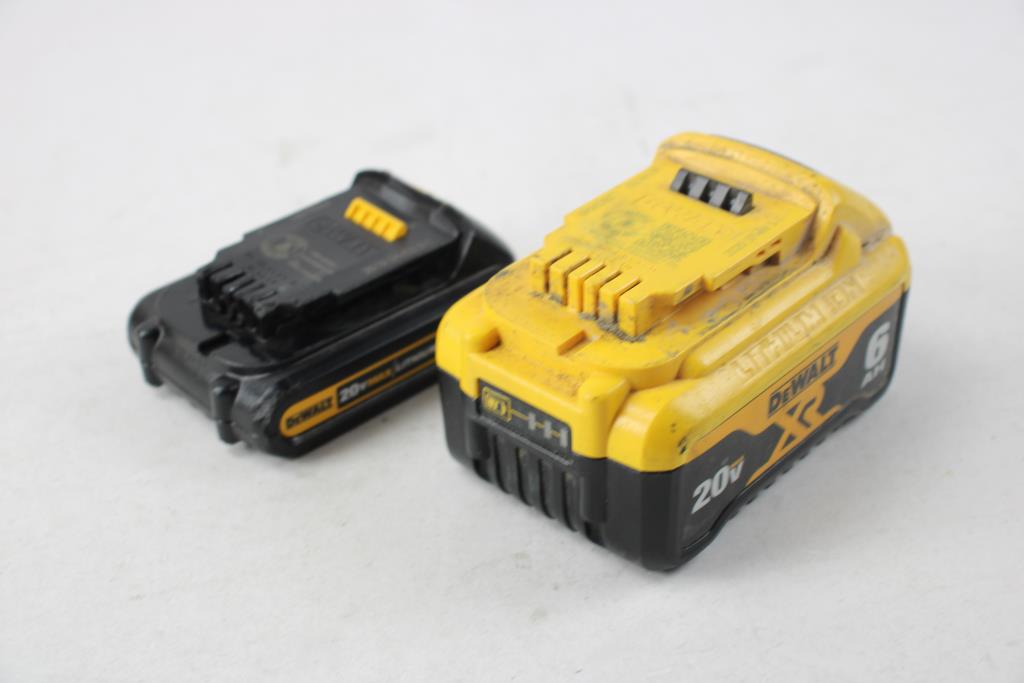 DeWalt Battery Pack Lot, DCB201/DCB206 Property Room