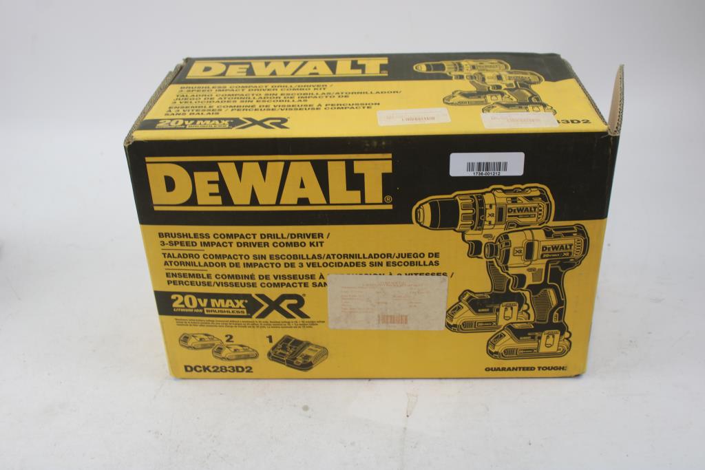 DeWalt Brushless Compact Drill/Driver/3-Speed Impact Driver Combo Kit