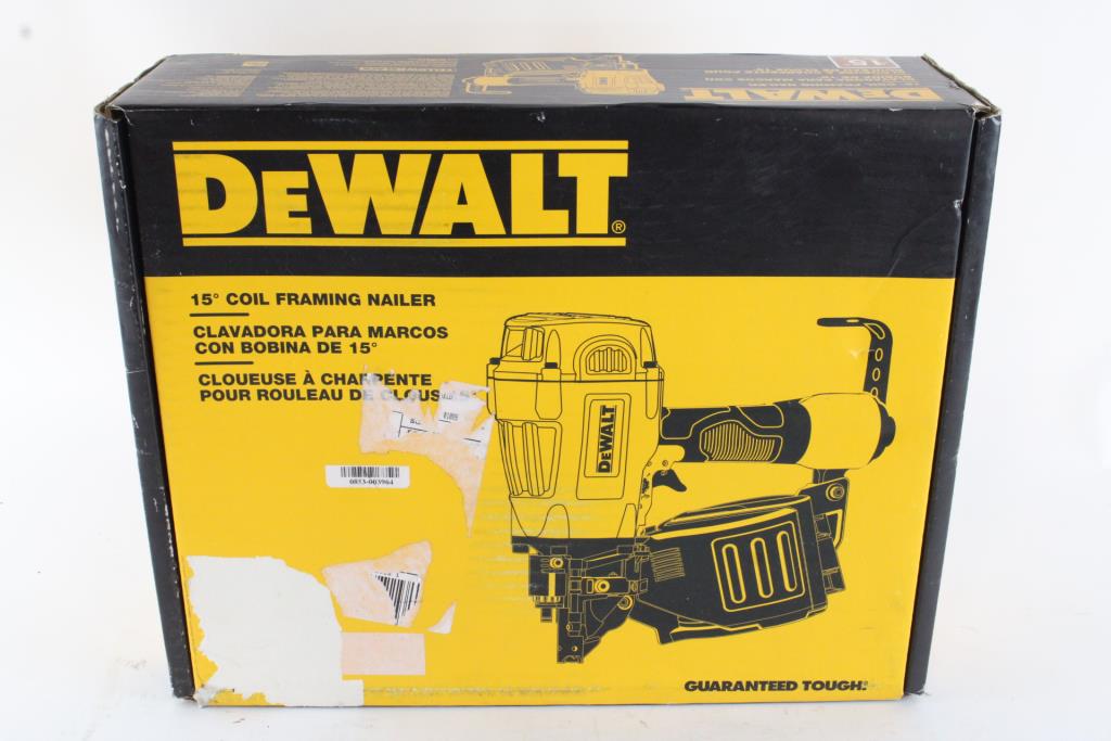 DeWalt Coil Framing Nailer Property Room
