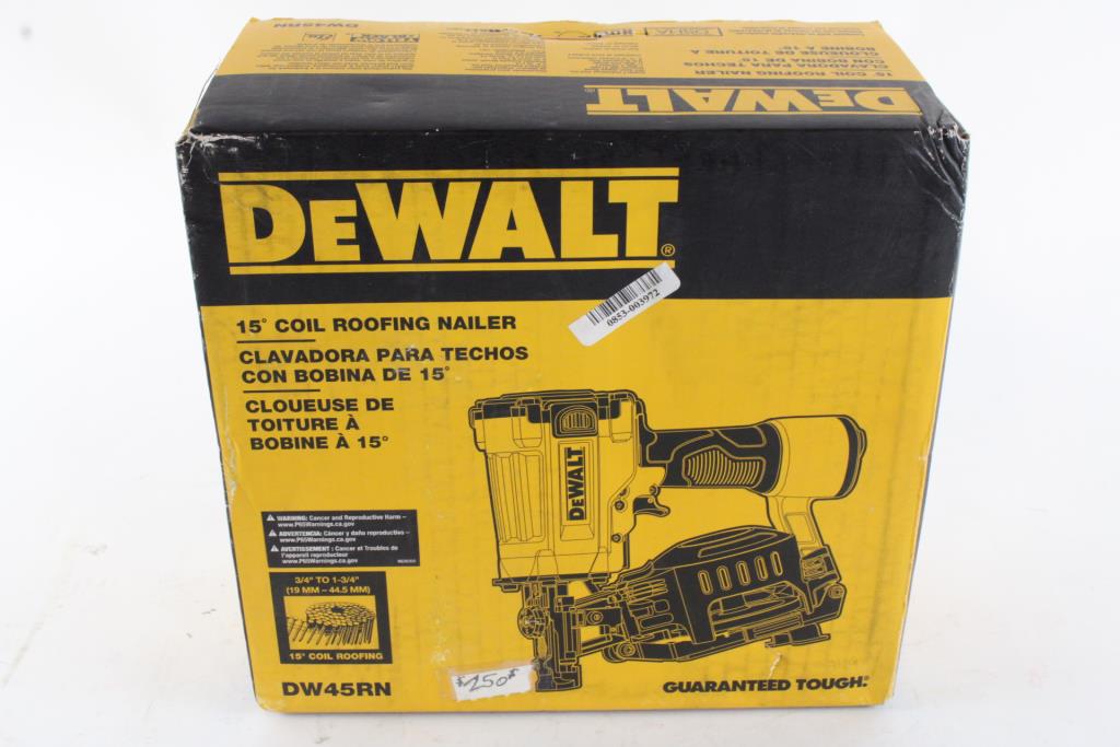 DeWalt Coil Roofing Nailer Property Room
