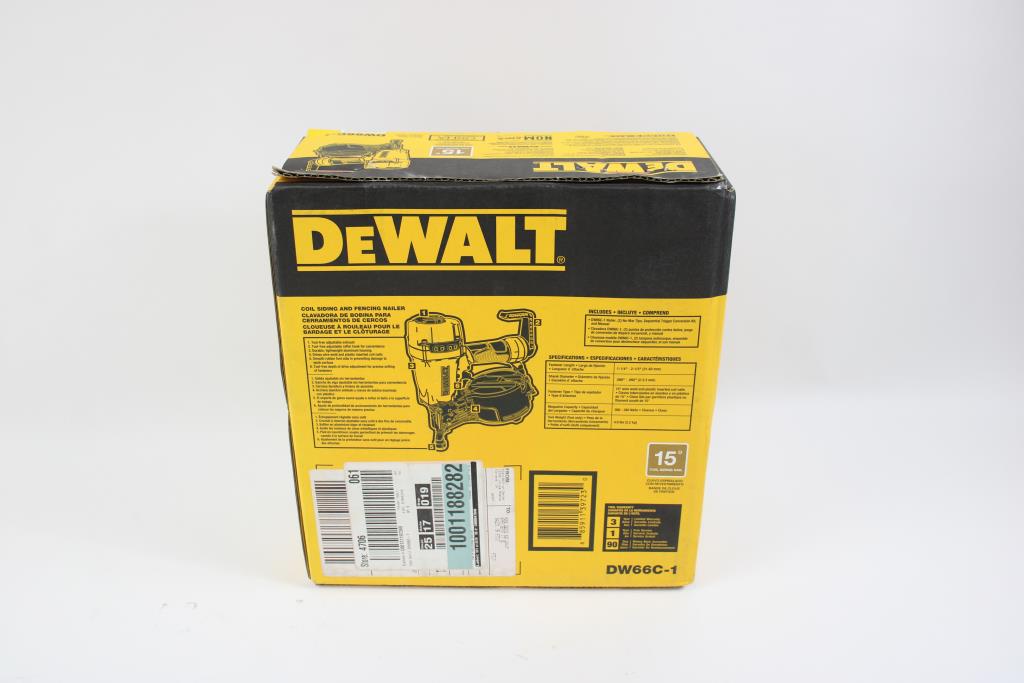 Dewalt Coil Siding And Fencing Nailer Property Room