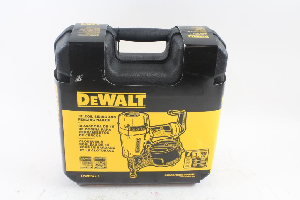 Dewalt Coil Siding And Fencing Nailer Property Room