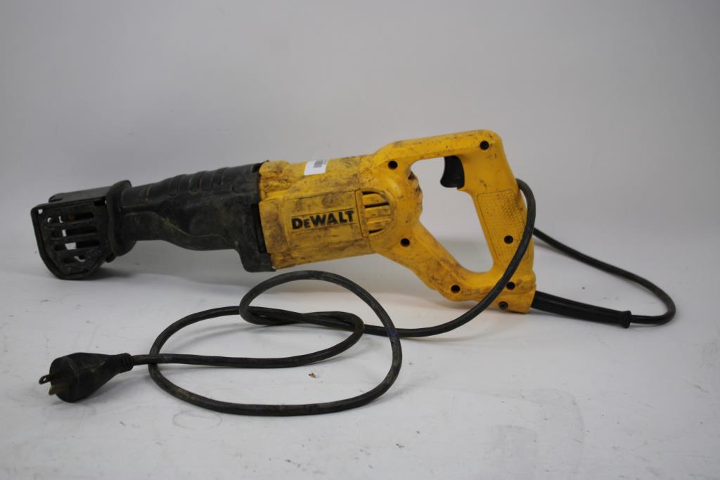 Dewalt Corded Electric Reciprocating Saw