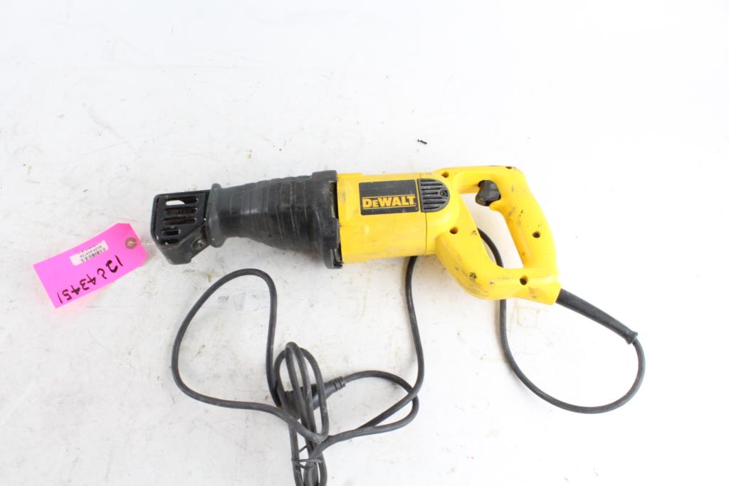 DeWalt Corded Reciprocating Saw Property Room