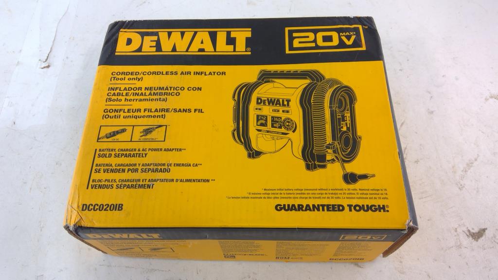 Dewalt Corded/Cordless Air Inflator