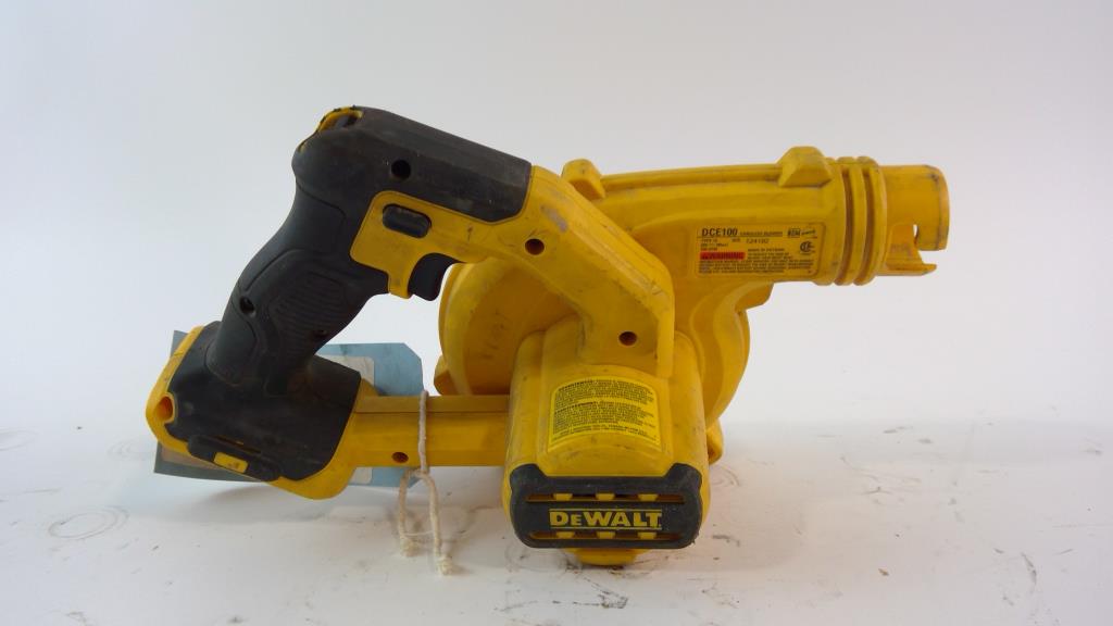 Dewalt cordless blower property room